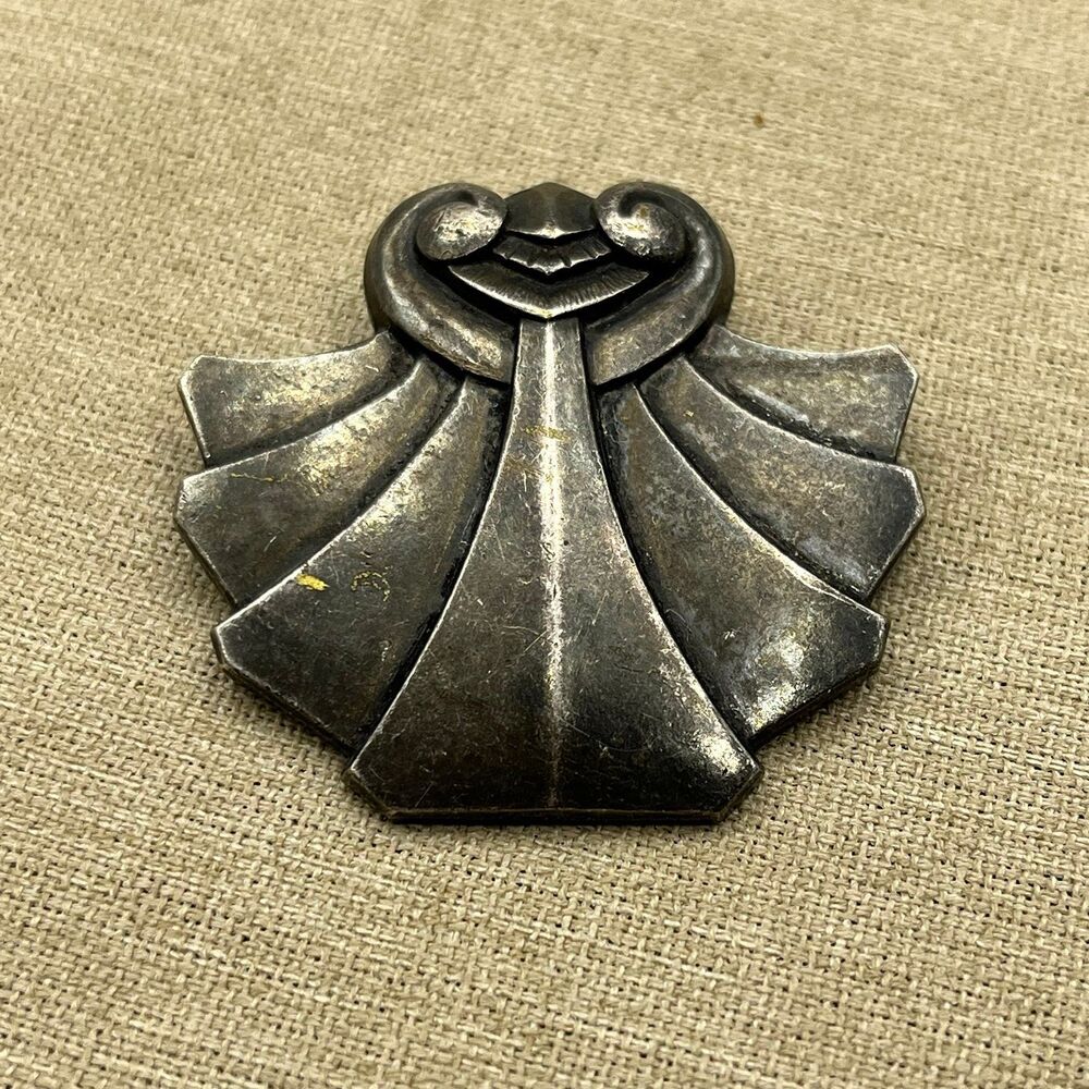Vintage 1960s unique celtic silver tone Pin